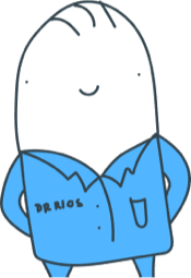 Ilustración que asemeja un Doctor