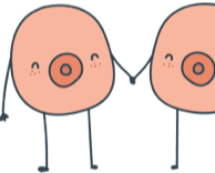 Ilustración sobre lactancia materna